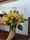 Golden Autumn Flower Shop 104015 Artificial Potted Plants, artificial flowers, bonsai, Green plants, potted plant ornaments, multi-color artificial succulents, small bonsai combination ornaments, living room and dining room table decoration items, Festival gifts, roses, tulips, 45 Application Scenario