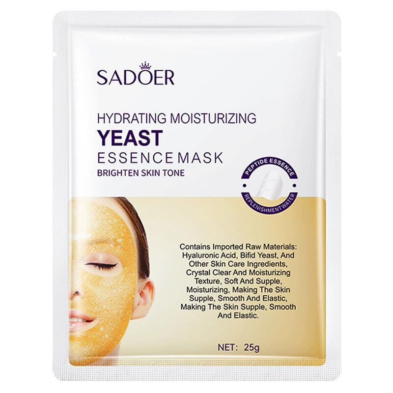 Wholesale of all-English collagen mask SADOER peptide yeast essence mask cross-border foreign trade skin care products