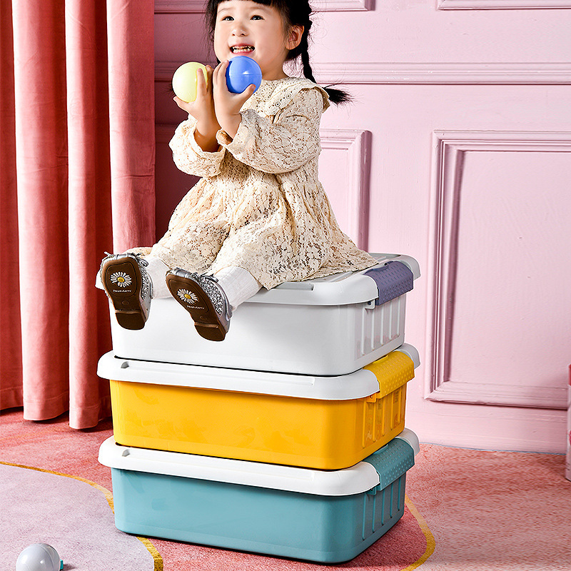 Two children's storage boxes Application Scenario
