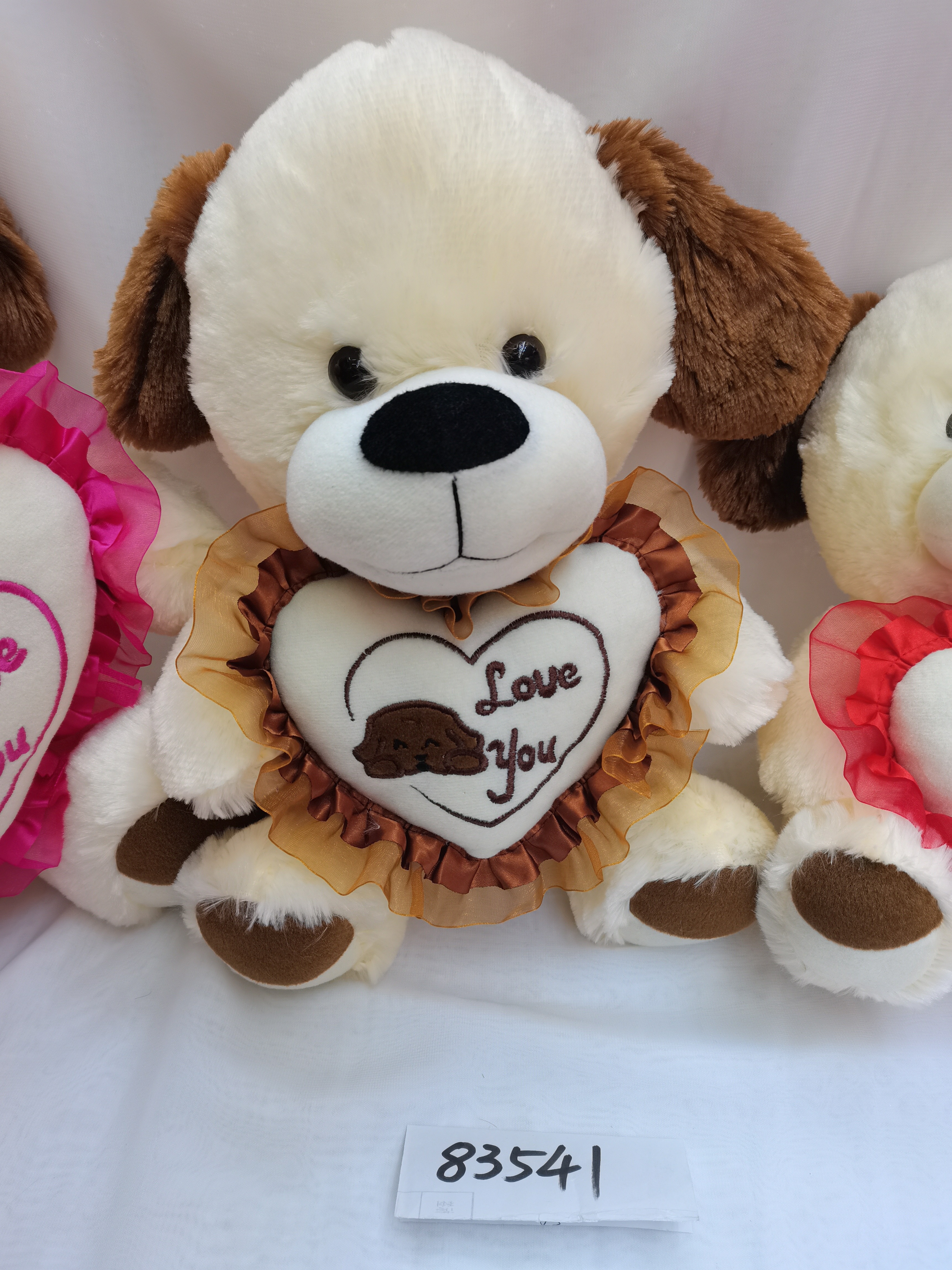 Yiwu Small Commodities City, 30-centimeter heart-shaped dog, colors can be mixed