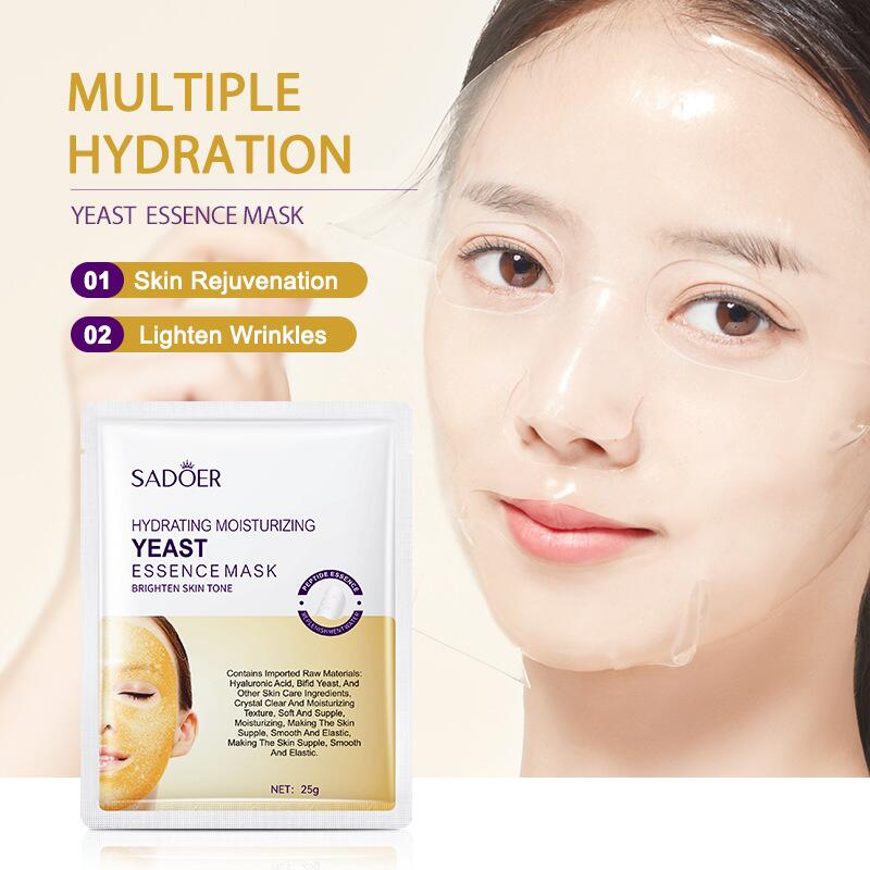 Wholesale of all-English collagen mask SADOER peptide yeast essence mask cross-border foreign trade skin care products Application Scenario