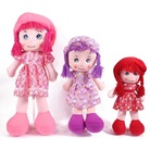 50cm蕾丝洋娃娃毛绒玩具公仔布娃娃义乌工厂廉价批发可以定制任何款式可以带音乐