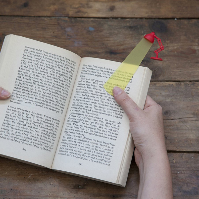 Creative student desk lamp, reading bookmark, personalized book notebook, novel note, page clip, reading label details Picture