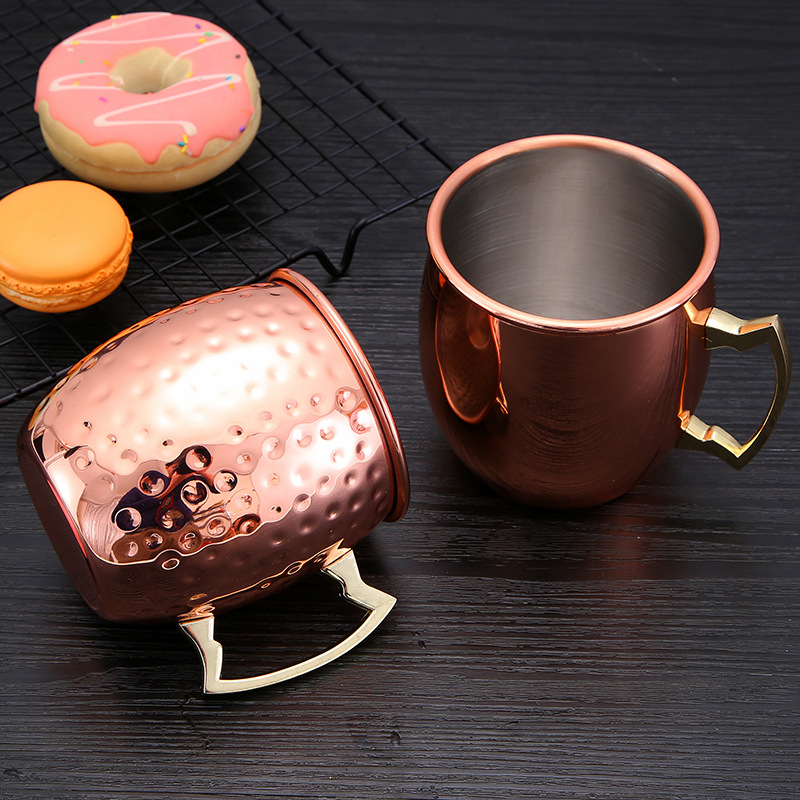Stainless steel beer mug details Picture