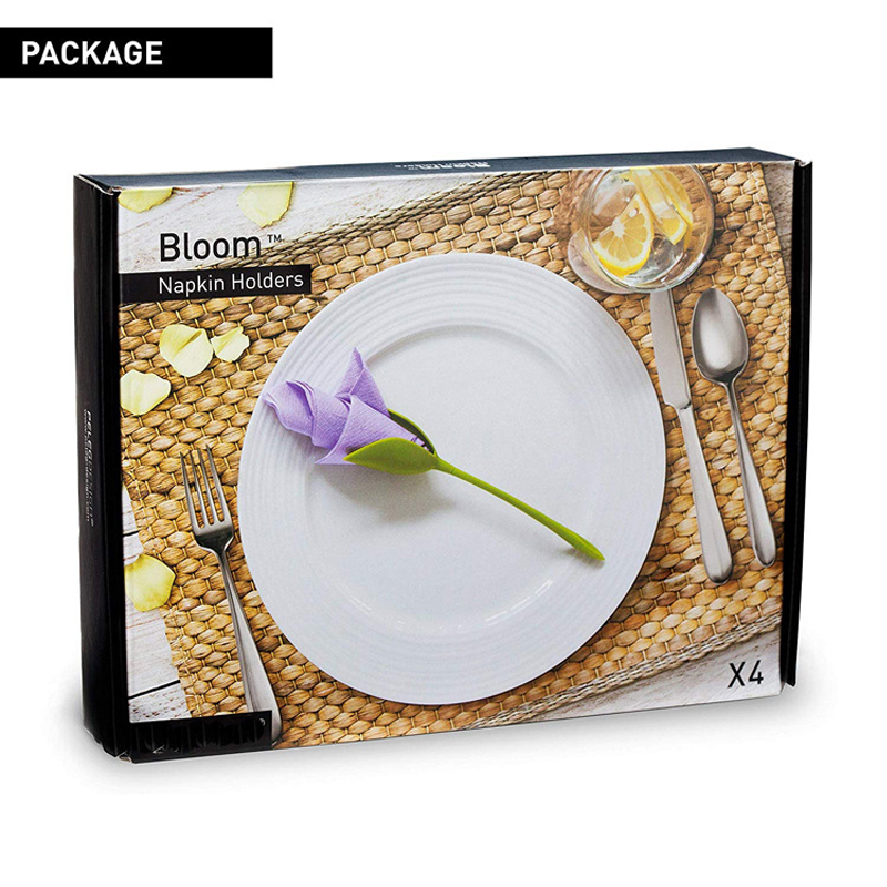 bloom napkin holders树叶花纸巾卷 纸巾收纳 餐厅架详情图5