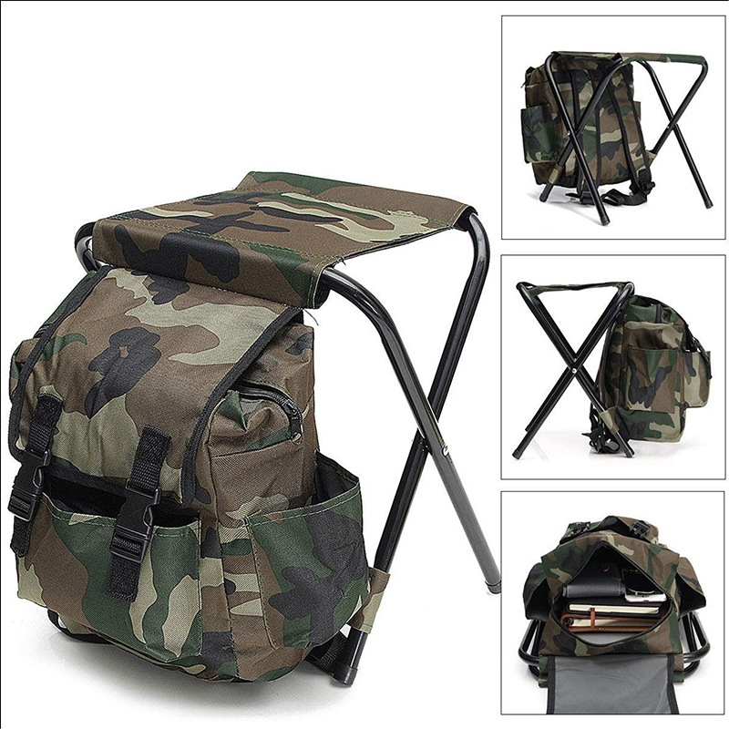 Outdoor backpack chair, leisure chair, portable hiking backpack chair, hiking back, fishing stool, folding stool, fishing chair, folding stool can be customized
