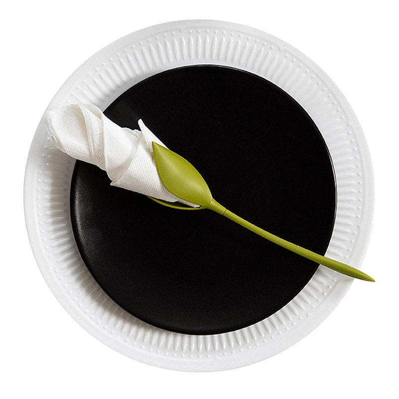 bloom napkin holders树叶花纸巾卷 纸巾收纳 餐厅架详情图1