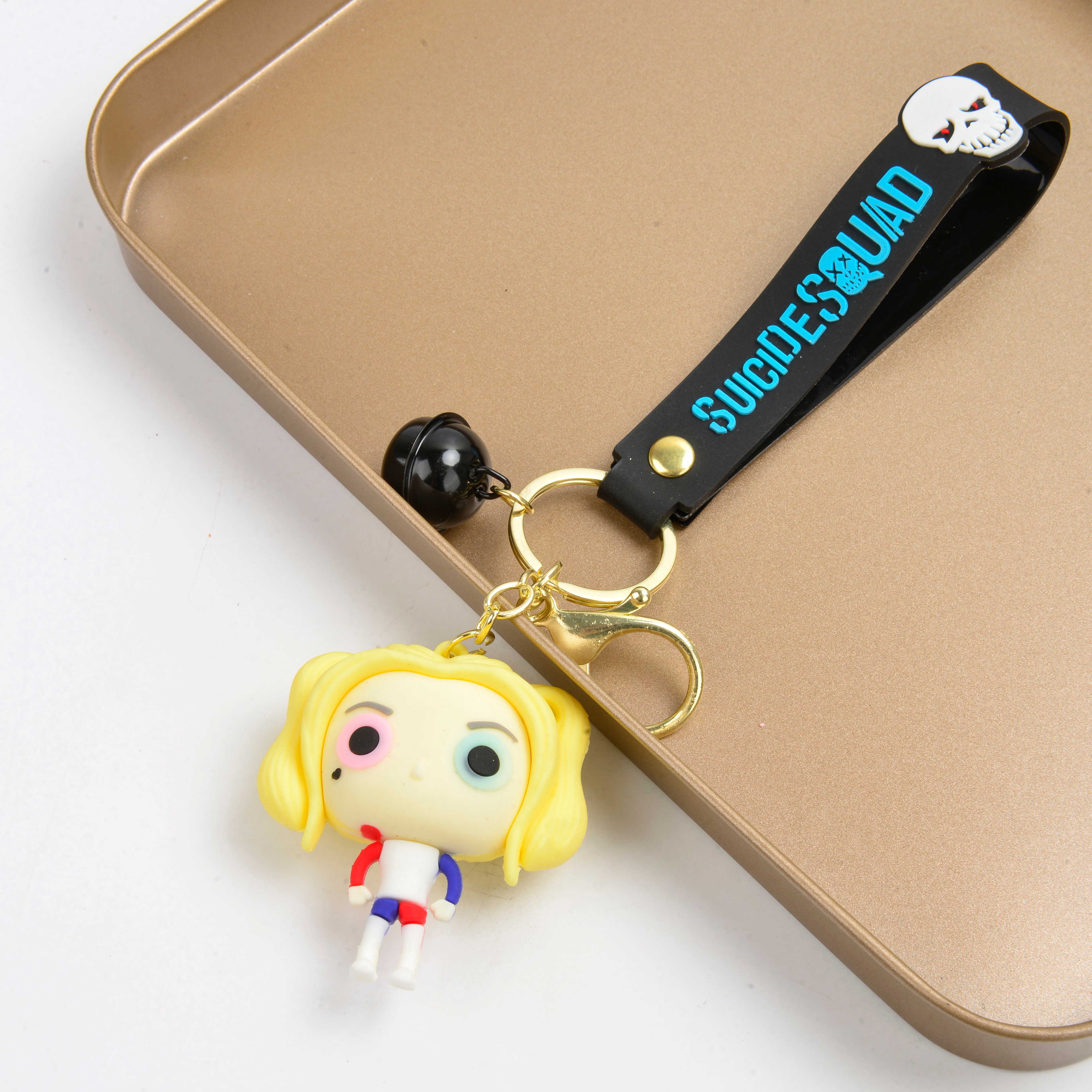 钥匙扣/PVC钥匙扣/卡通钥匙扣白底实物图