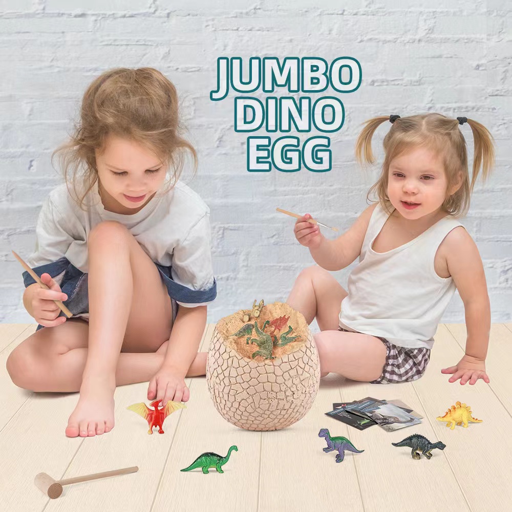 Cross-border new educational toy: Giant Dinosaur Egg Archaeological Excavation Set, Dinosaur egg toy wholesale on Amazon Application Scenario