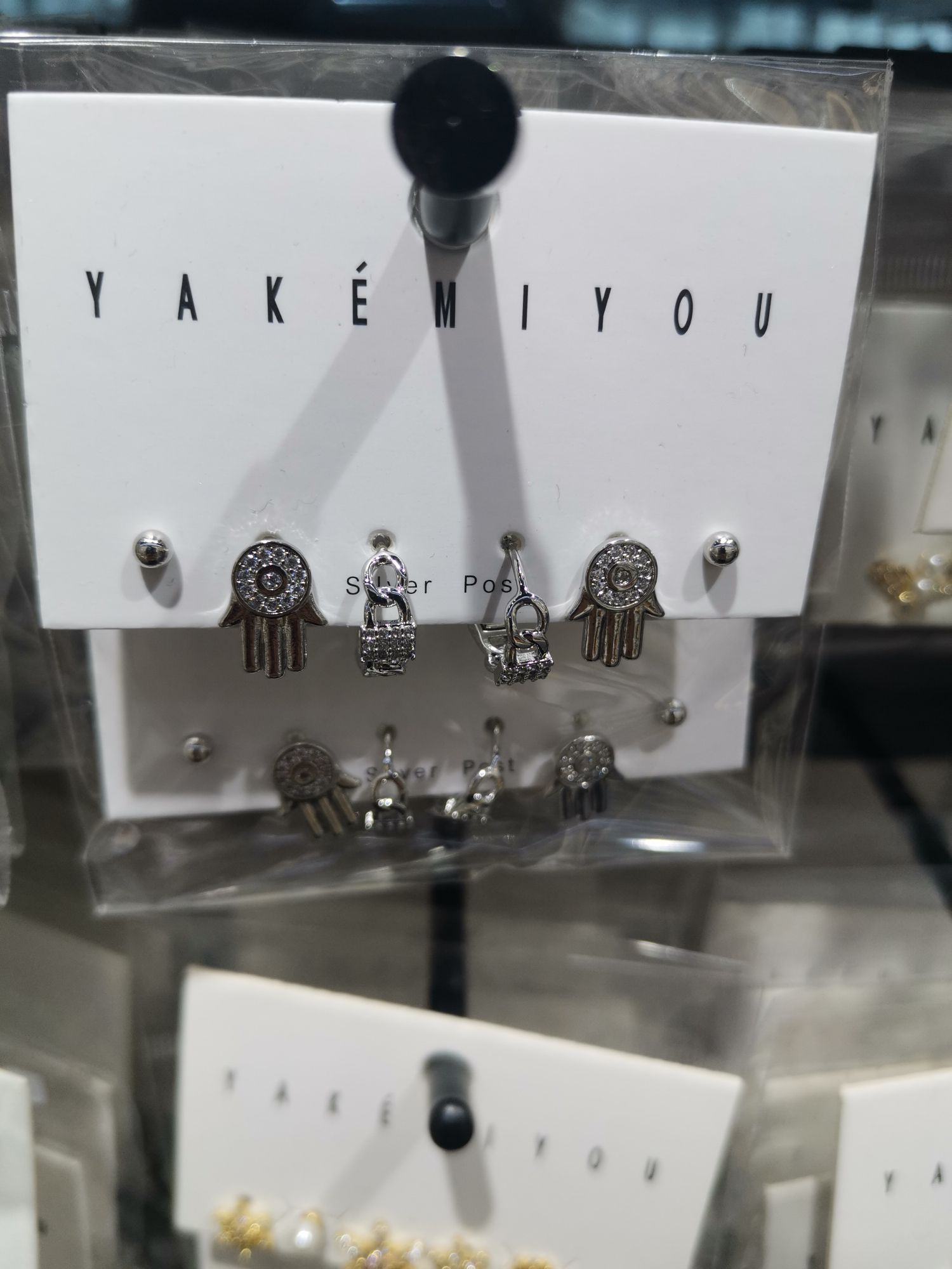 银色耳钉新款气质时尚潮流精致小巧型方便佩戴