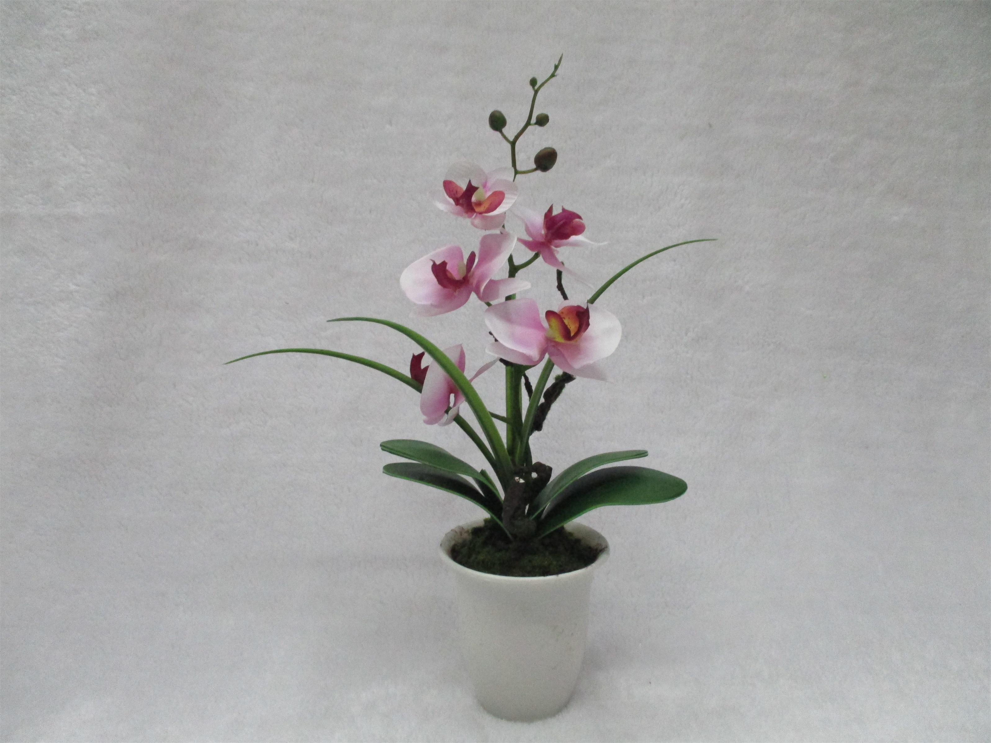 Artificial flower bonsai 11# Home indoor artificial bonsai Artificial flowers Artificial orchids Specification image