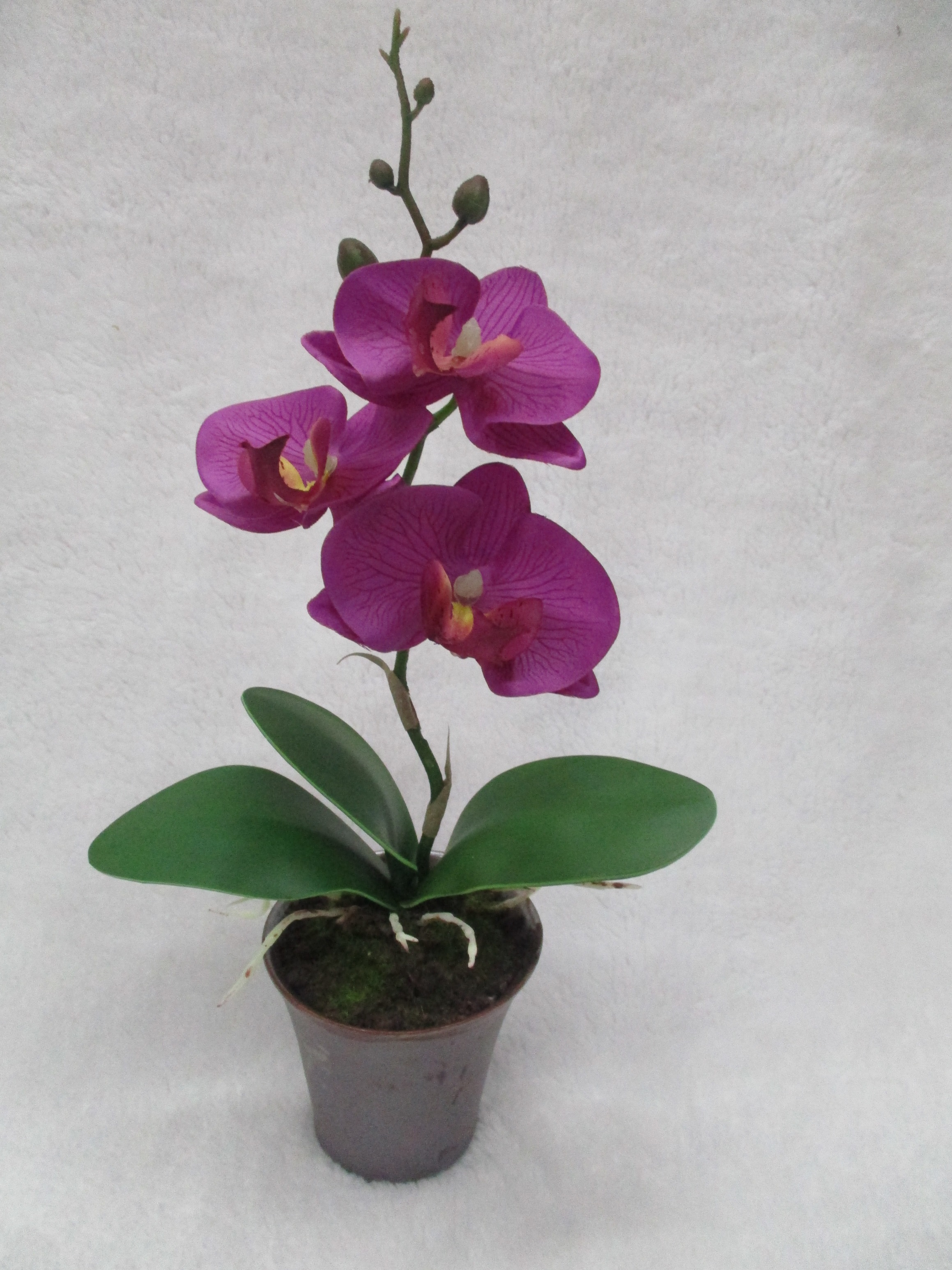 Artificial flower bonsai 10# High-end indoor artificial orchid bonsai for home decoration Item Picture