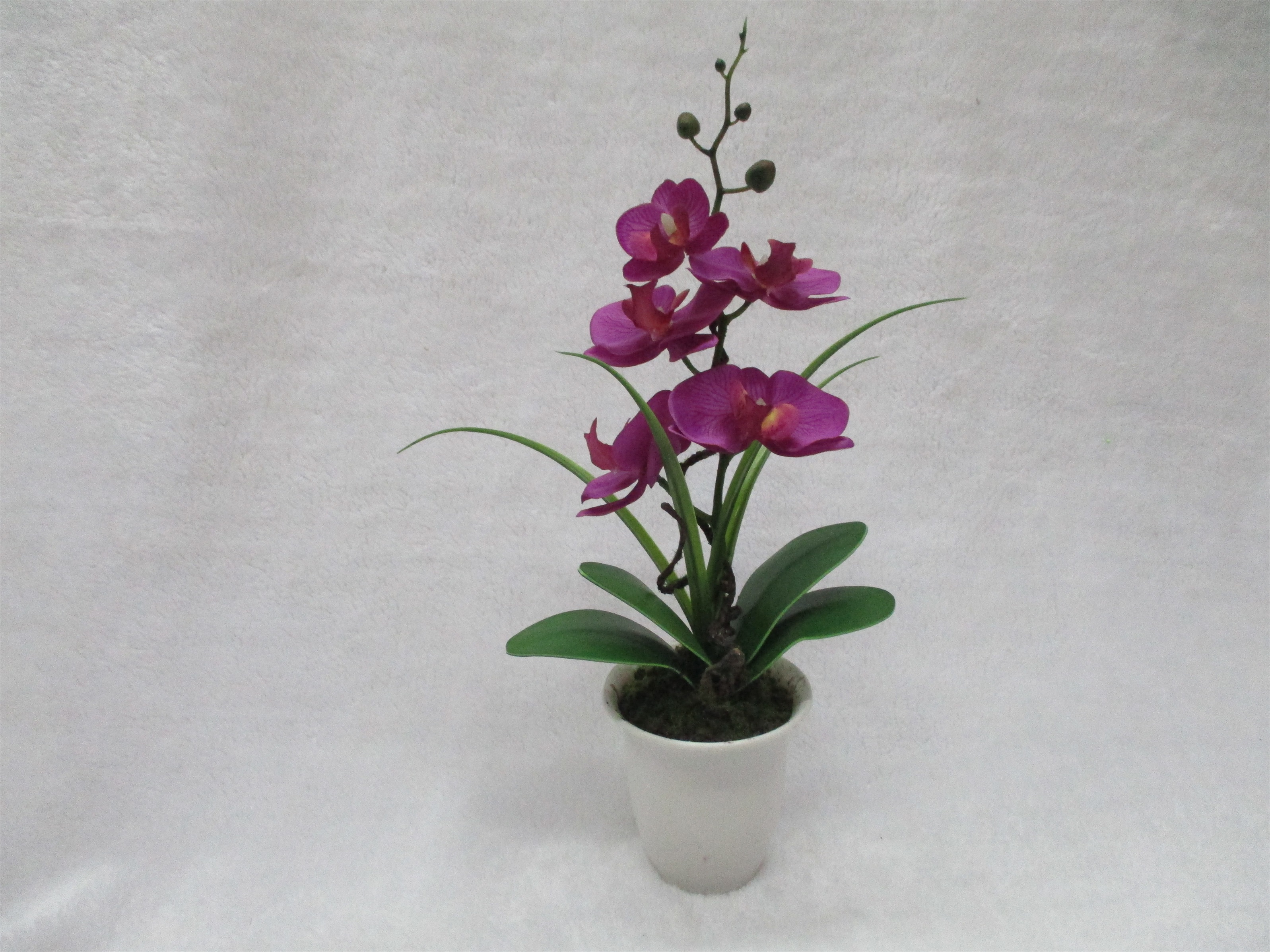 Artificial flower bonsai 11# Home indoor artificial bonsai Artificial flowers Artificial orchids Item Picture
