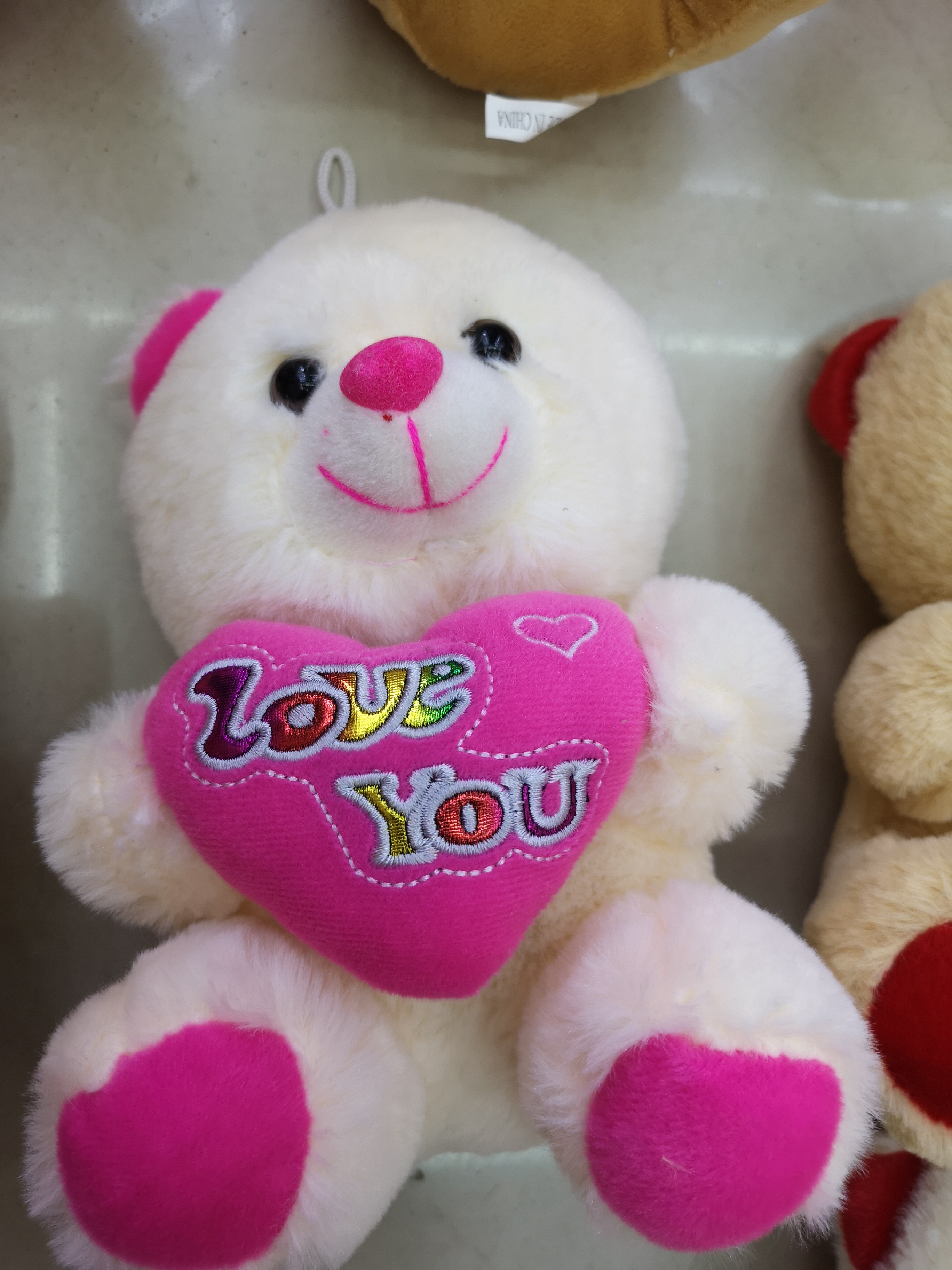 Yiwu Small Commodities City, 21 cm, 8254 heart-shaped bear, heart-shaped bear, colors can be mixed