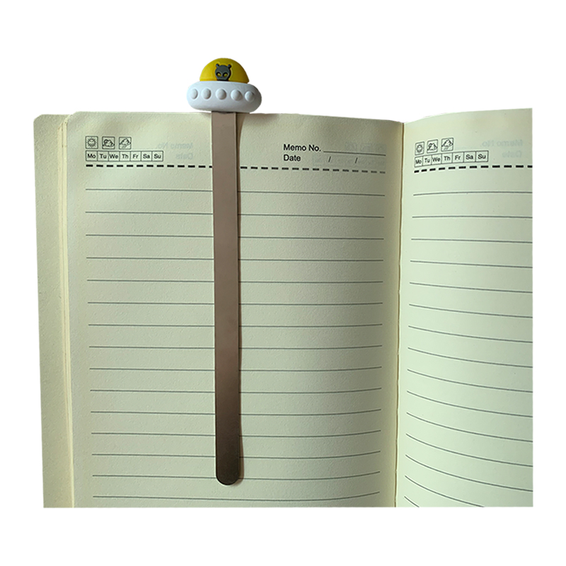 Cute alien bookmark creativo estudiante libro de lectura bloc de notas novela nota de página clip de lectura libro etiqueta details Picture