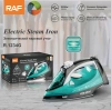 RAF European and American standard cross-border household steam iron, handheld hanging electric iron with wire, dry and wet dual-purpose, 2200W details Picture