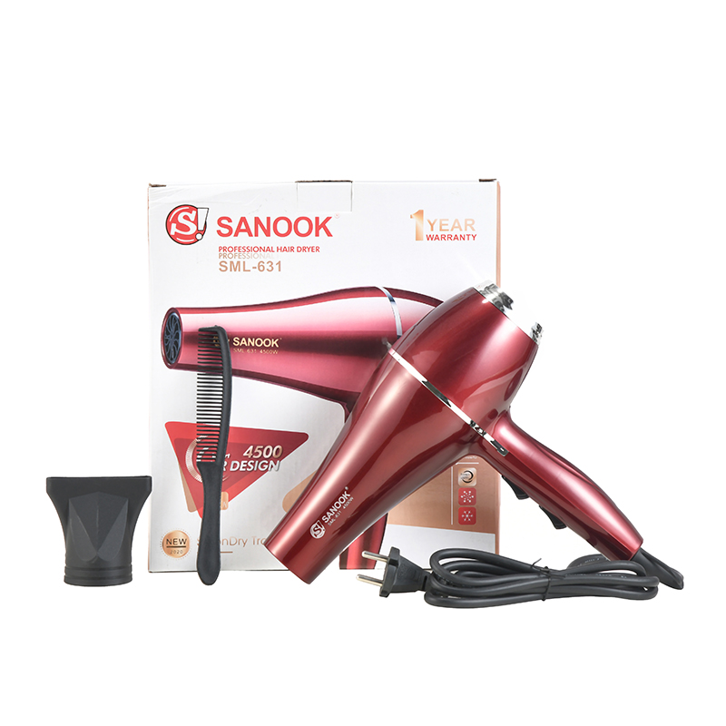 SANOOK外贸批发吹风机家用电吹风发廊专业美发负离子大功率冷热风网红风筒礼品代发