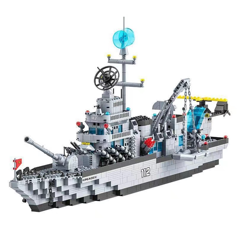 Children's boy military-compatible LEGO building blocks, Space Liaoning boy small particle educational toy assembly model Item Picture