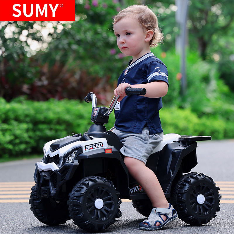 SUMY儿童电动摩托车亲子车小孩双人充电玩具车男孩详情图1