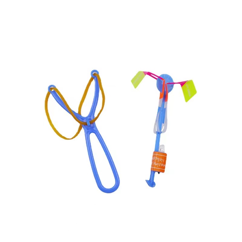 Large slingshot arrows, children's toys, luminous arrows, street stalls, double flash slingshot flying rockets, ground promotion small gifts Item Picture