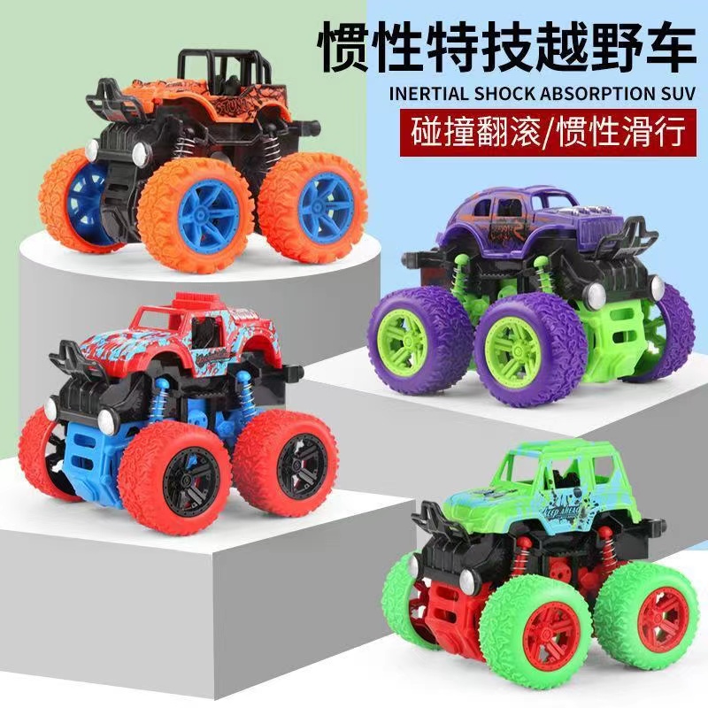 Children's toy cars, street stall toys, simulation inertial four-wheel drive stunt off-road vehicles, car models, gifts, toys, racing cars Specification image