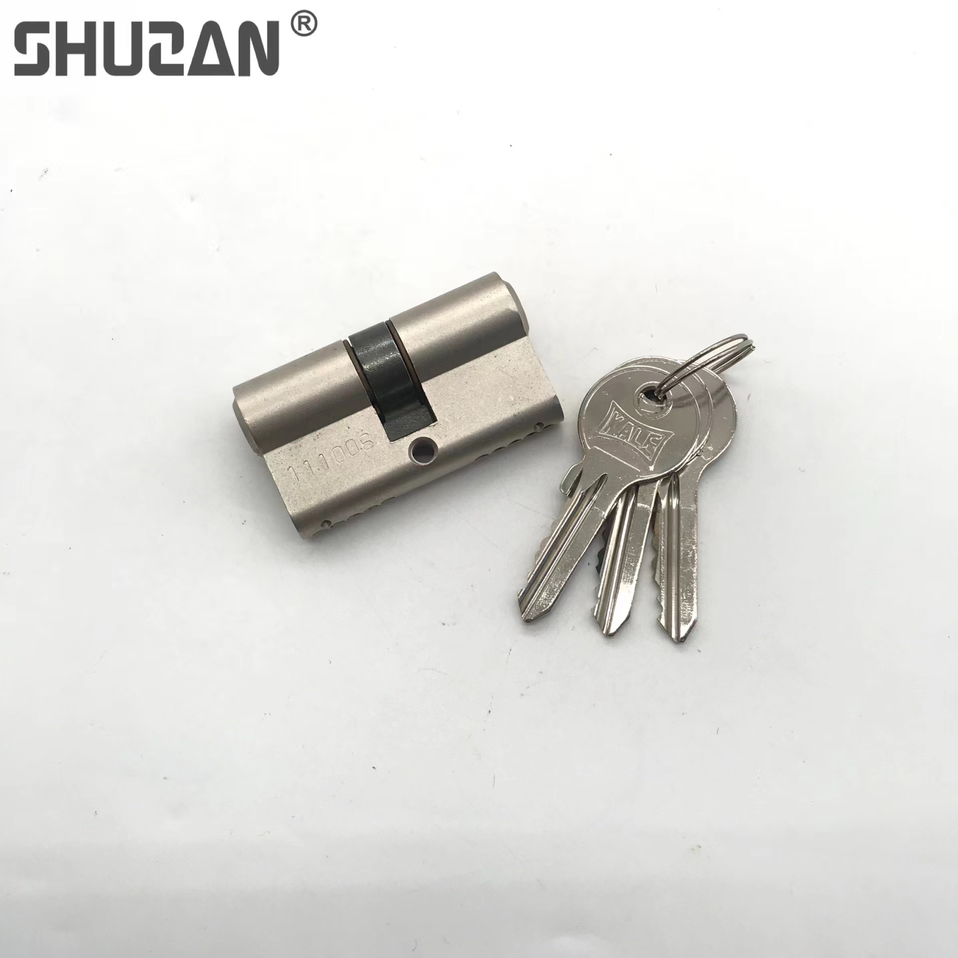 Shuzan well-known brand anti-theft door mechanical lock core, door handle, lock buckle, fastening hydraulic hinge lock accessories, modern and simple silver model S200 003 Application Scenario