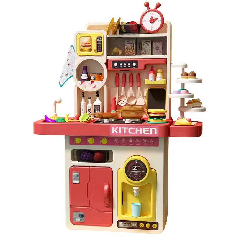 Children's house play kitchen toy set, simulation cooking and rice cooking, girl baby kitchenware, gift for girls and boys' Day Application Scenario