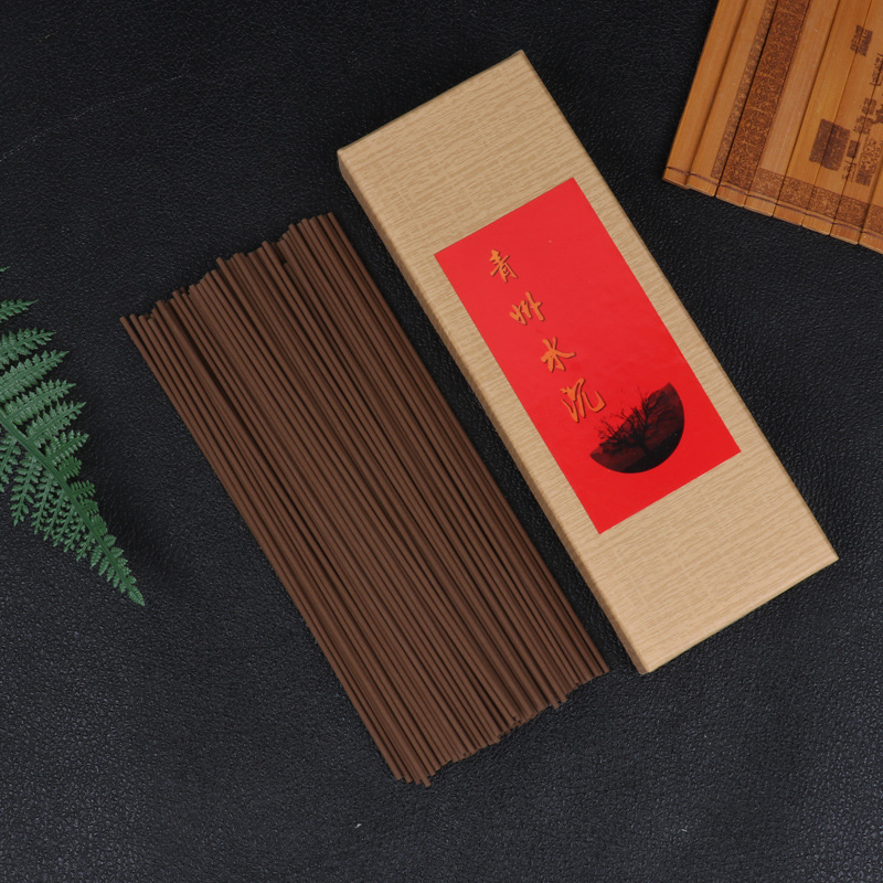 Daylight Hill Qingzhou Water-sinking Incense Indoor Aromatherapy for health preservation, calming the mind, purifying the air, excellent offerings for Buddha and worship. Water-sinking stick incense, sleeping incense, Buddha Incense Indoor aromatherapy for air purification, health preservation, calming the mind, home and temple incense for Buddha worship Specification image