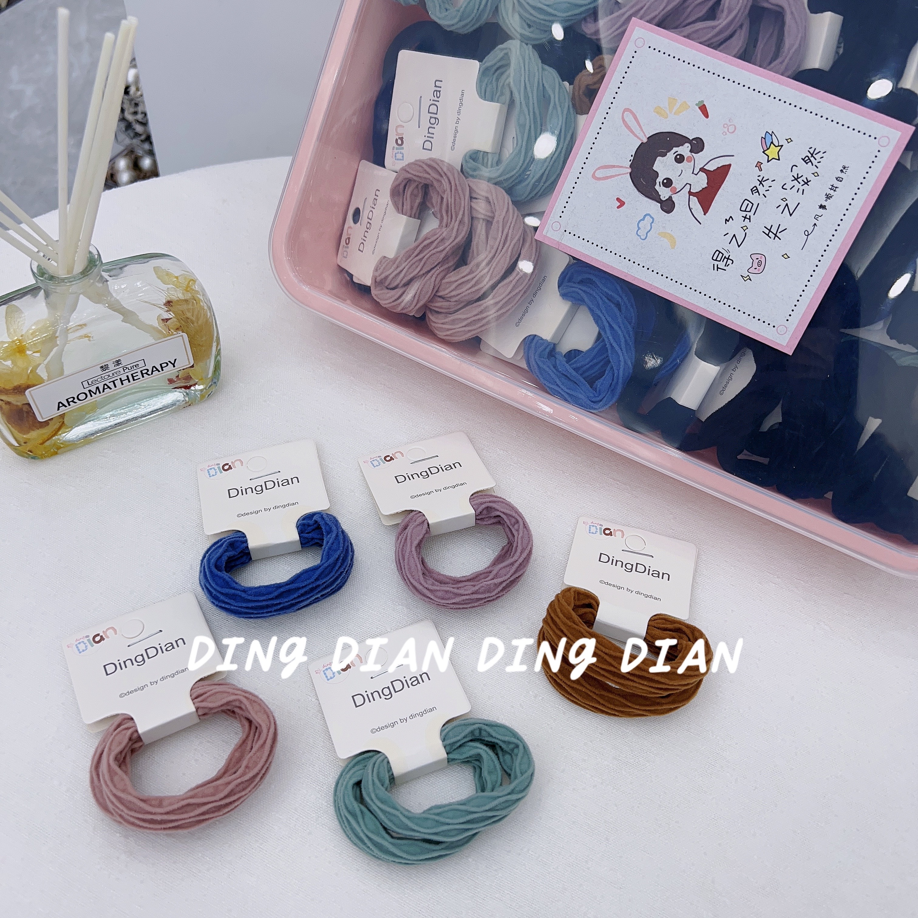 皮筋 发绳/毛巾圈/头扎细节图