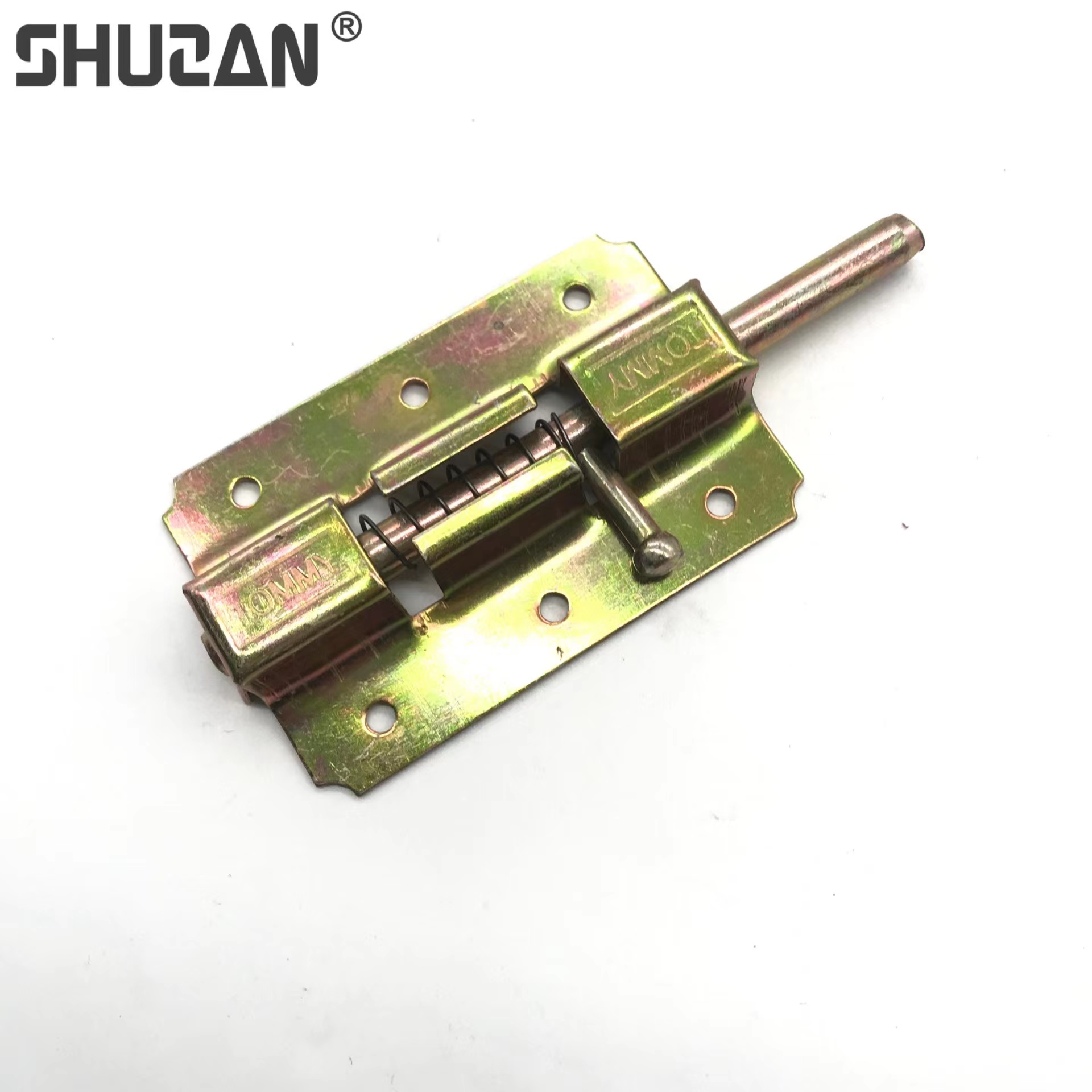 Shuzan 304 dust collector, pin tube, exposed pin, aluminum pin lock, thickened double and double door, floor plug dust collector, bathroom, wardrobe, door and window hardware accessories, model C3 003