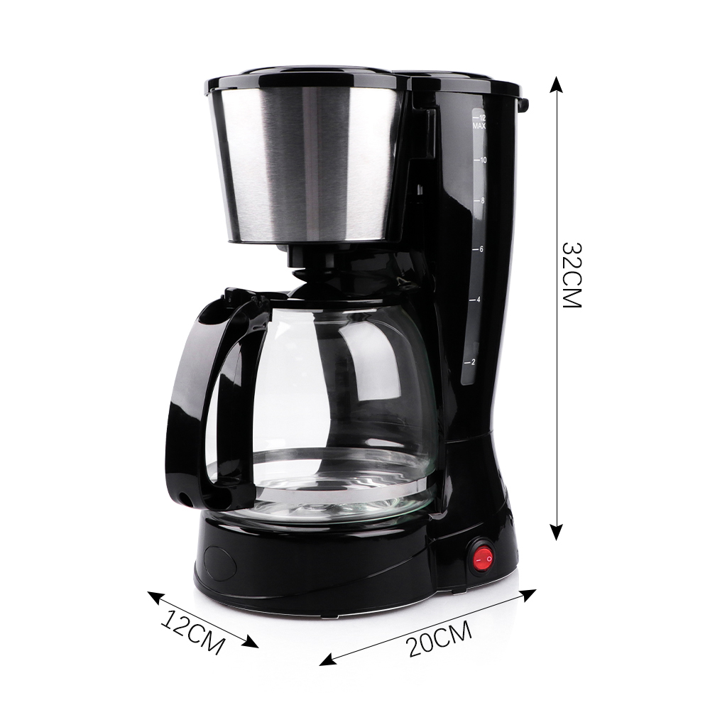 Fully automatic American-style drip coffee machine, anti-dry-burning home and office tea maker R.123S Item Picture