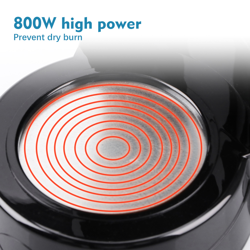 Fully automatic American-style drip coffee machine, anti-dry-burning home and office tea maker R.123S Specification image