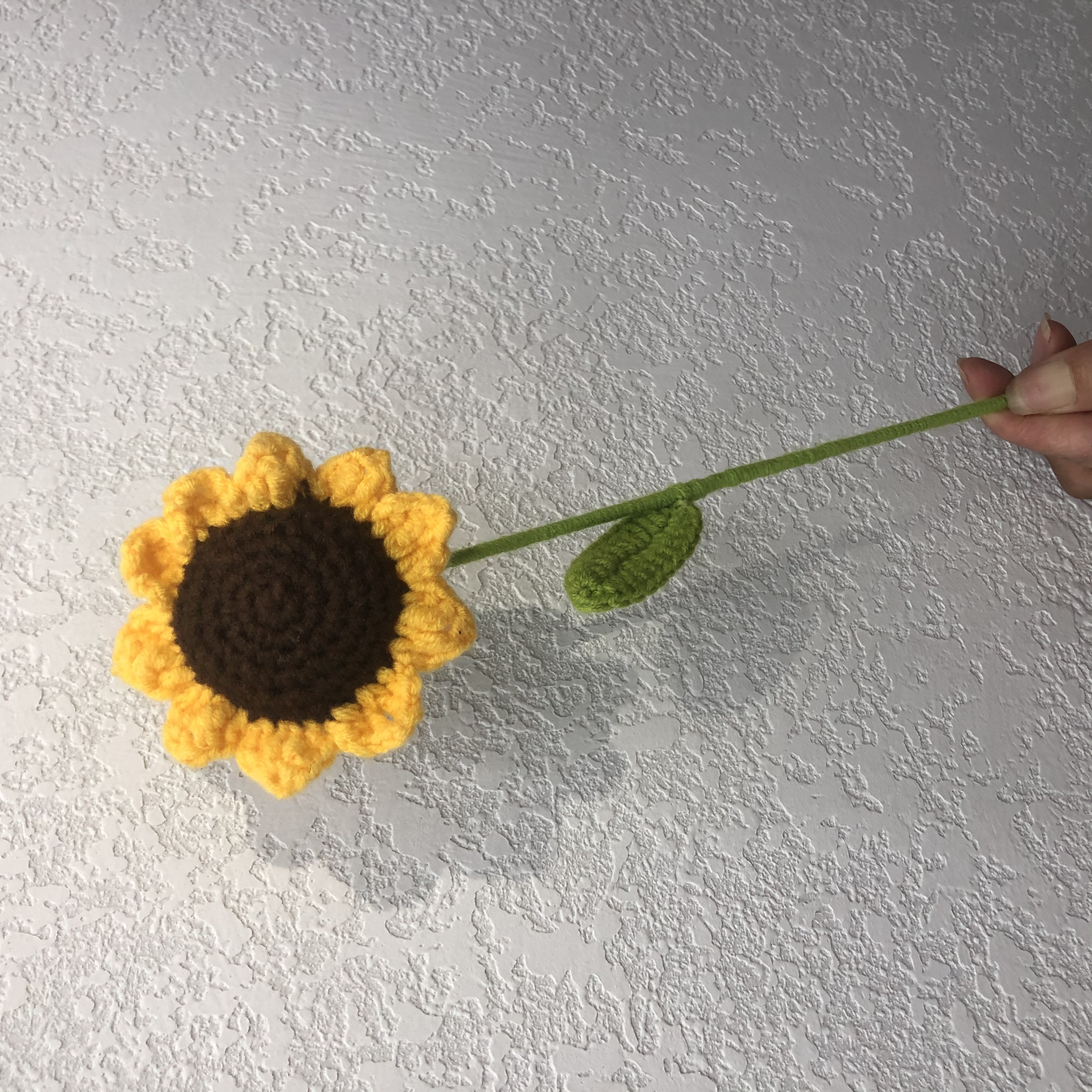 毛线花/手工毛线钩针细节图