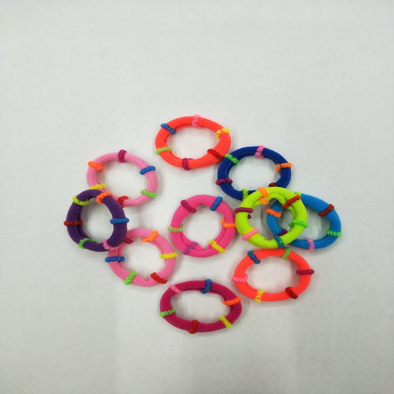 Talla grande sandía anillo vida diaria chica cola de caballo trenzas pequeñas pelo cordal tocado anillo de pelo banda de cuero Specification image