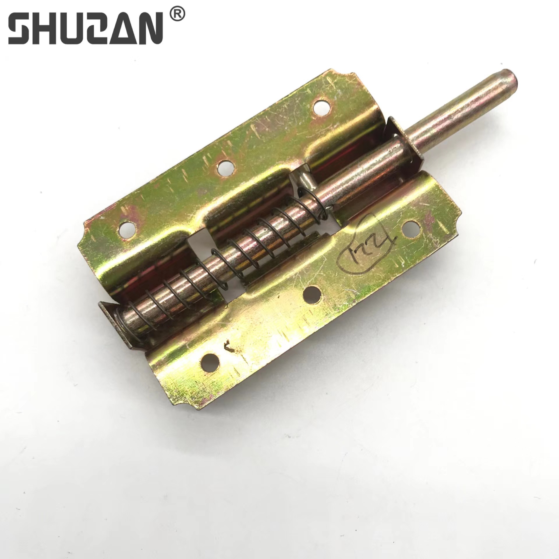 Shuzan 304 dust collector, pin tube, exposed pin, aluminum pin lock, thickened double and double door, floor plug dust collector, bathroom, wardrobe, door and window hardware accessories, model C3 003 Specification image