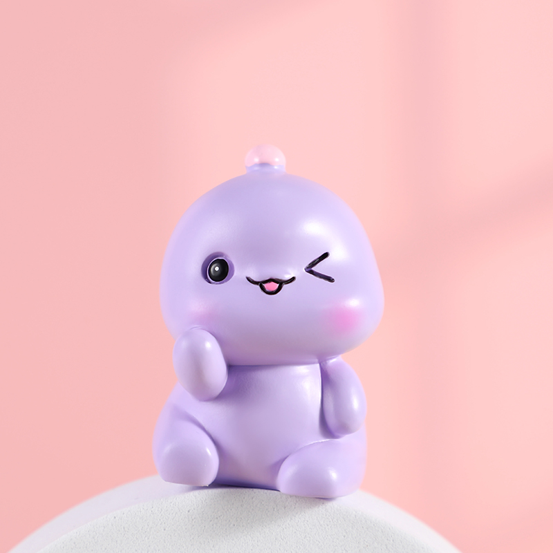 Cute little dinosaur resin figurines, creative cartoon mini dolls, table decorations, and cute dinosaur figurines in stock for wholesale details Picture