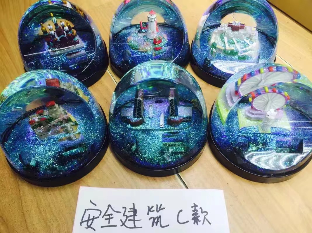 亚克力入油/滴漏油滴摆件/水油沙漏油滴细节图