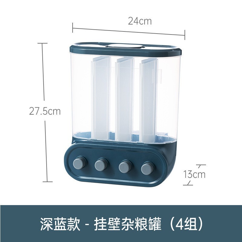 New multi-specification kitchen wall-mounted Japanese-style five-grain classification jar Application Scenario