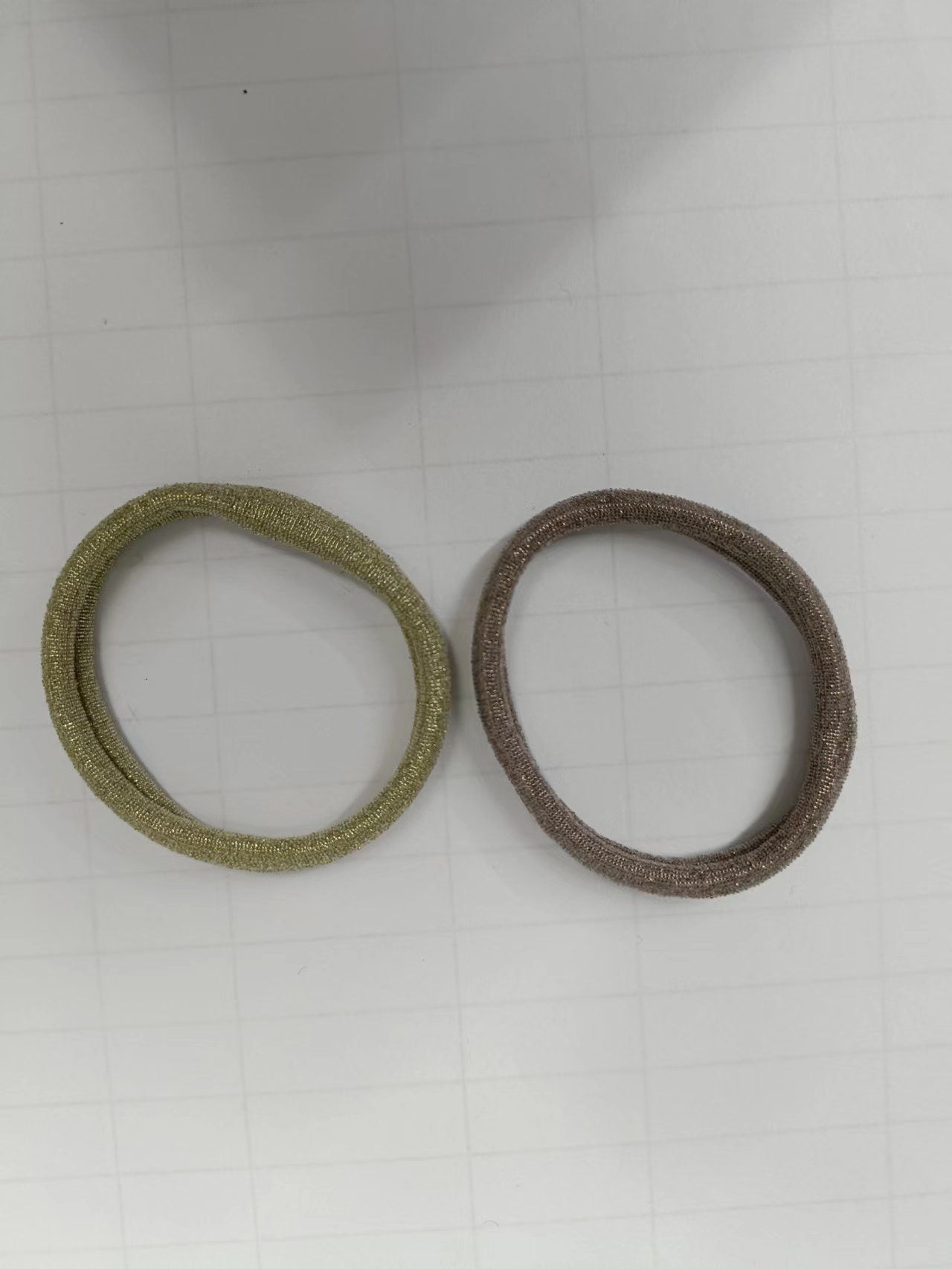 Gold and silver thread Korean version high-elasticity seamless rubber band Application Scenario