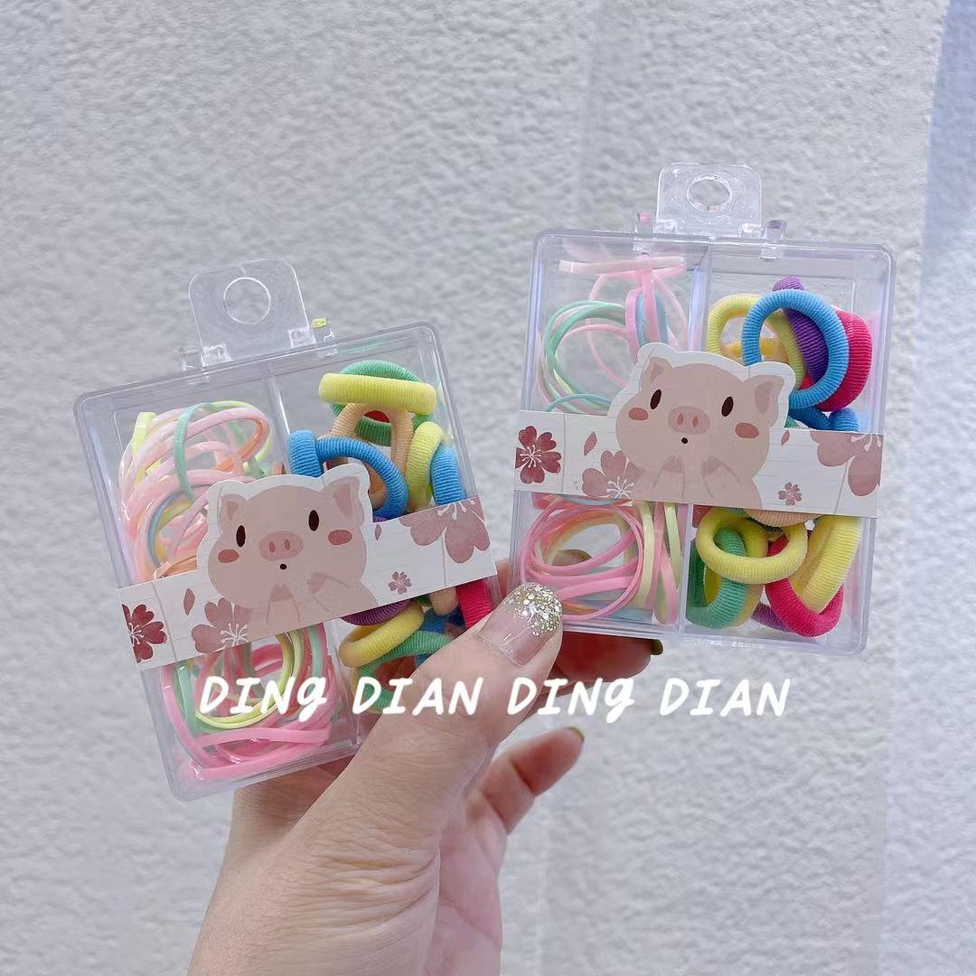 Dingdian No.1 Store's new fashionable combination set cultural and creative children's rubber band C00004 details Picture