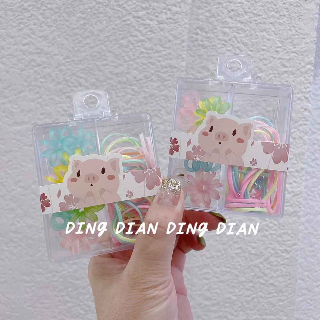 Dingdian No.1 Store's new fashionable combination set cultural and creative children's rubber band C00004 Item Picture