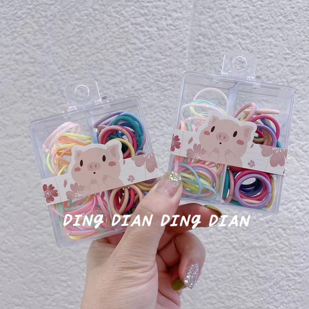 Dingdian No.1 Store's new fashionable combination set cultural and creative children's rubber band C00004 Application Scenario