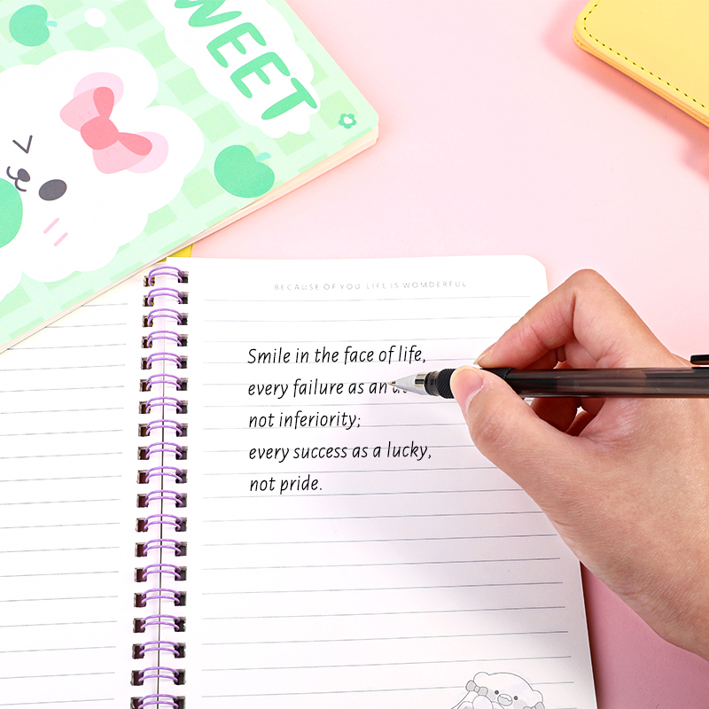 weibo Weibo Circle Notebook Mini Portable Notebook for Students, Weibo Girl's Heart Notebook Gift Stationery Wholesale Application Scenario