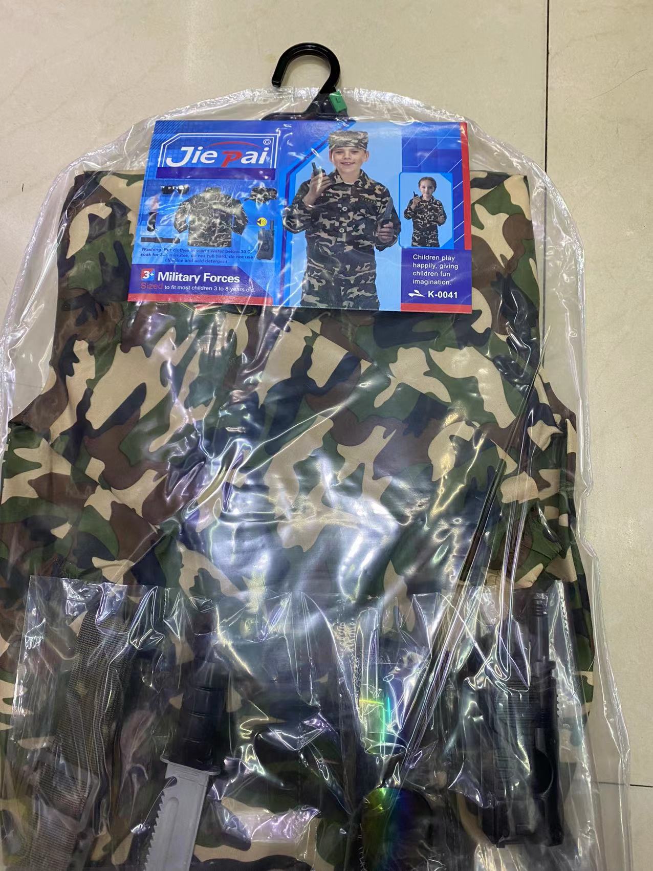 儿童表演服迷彩服儿童服装表演服装职业装角色表演服装