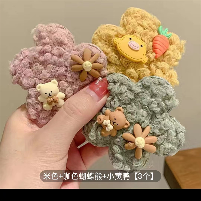 毛线针织发夹淇淇家饰品厂家直销彩色韩版高弹力成人头绳女约百搭扎头发橡皮筋发绳发圈头绳发饰