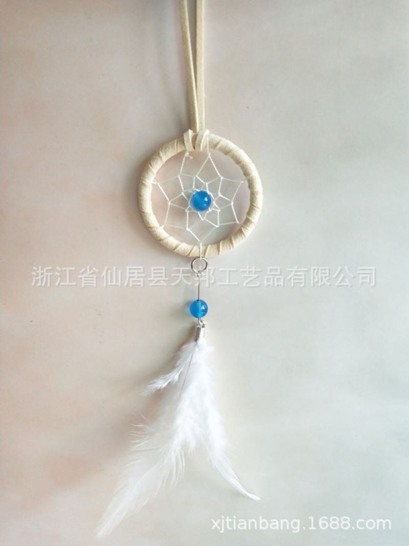 Tianbang Indian dreamcatcher Handmade Woven Craft Home Birthday Gift Manufacturer DC8001 details Picture