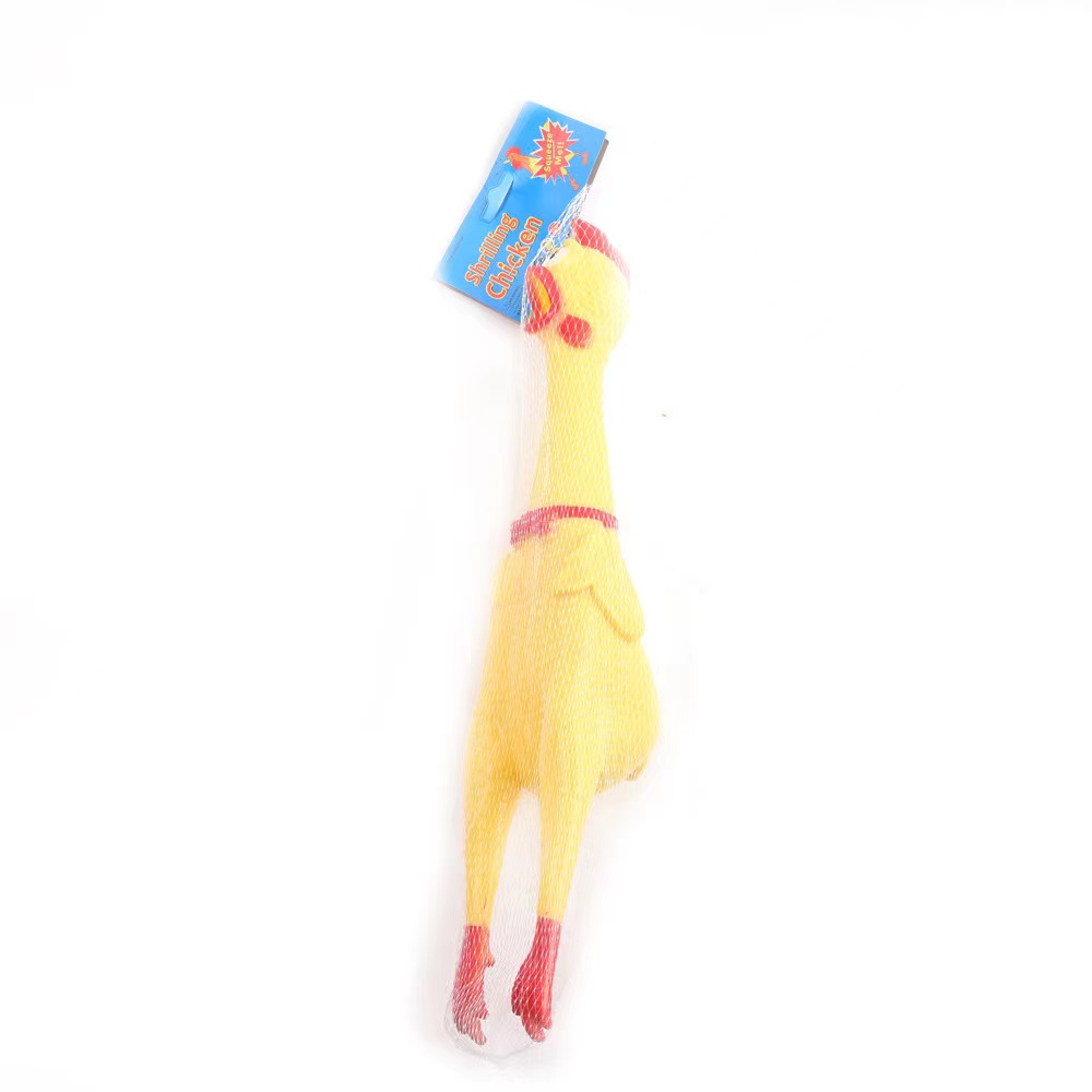 Screaming chicken/Screaming chicken/venting chicken playing pranks and making sounds toy wholesale vinyl chicken details Picture