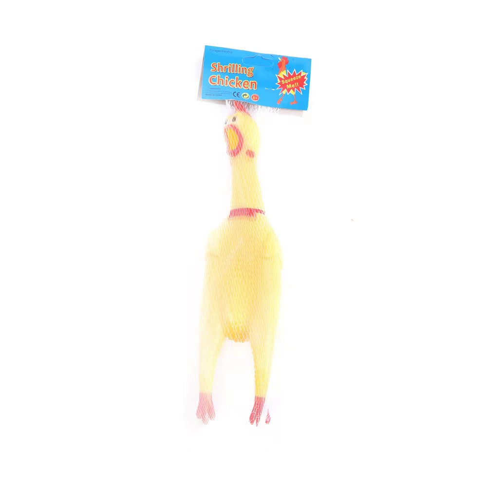 Screaming chicken/Screaming chicken/venting chicken playing pranks and making sounds toy wholesale vinyl chicken