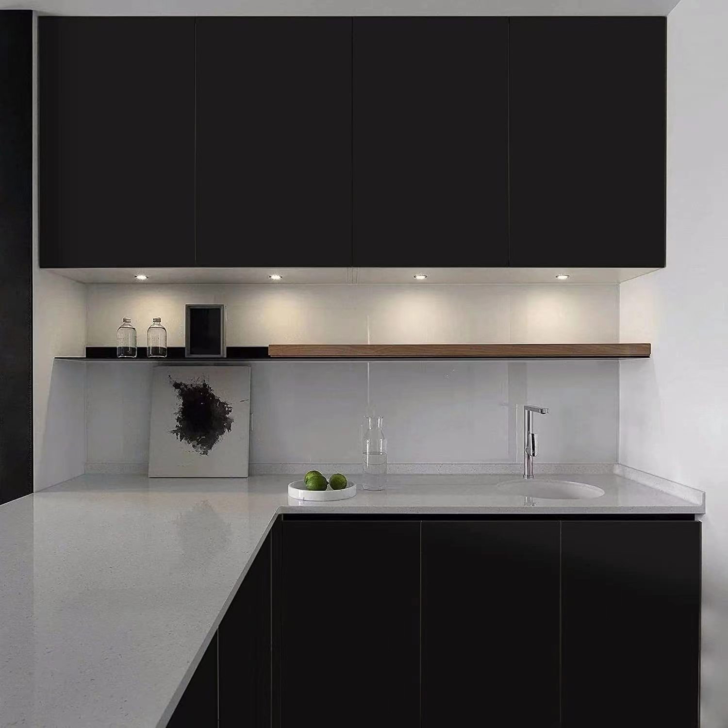 防油贴墙纸/纯色闪点墙贴/墙纸墙贴白底实物图