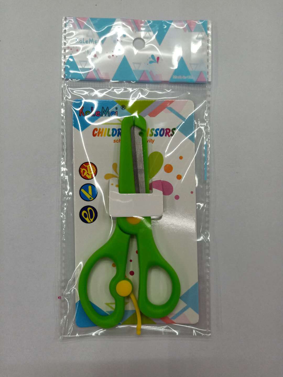 Children's safe handmade plastic scissors